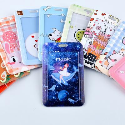 China Any Style Custom Design Sublimation Cover Print Sleeve ABS Plastic ID Badge Card Holder for sale