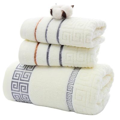 China Luxury 100% Luxury Bath Set Towels Hotel Wholesale Hot Sale Cotton High Quality Child Safe Towel for sale