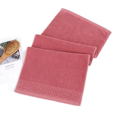 China Child Safe Manufacturers Sell Towels Bath Towels 100% Cotton Good Red Face Towel Multicolor Bath Towel for sale