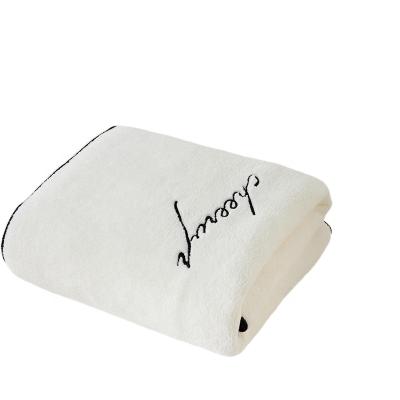 China 60X120cm Manufacturer Child Safe Hot Sale Bath Towel Bath Towels White Quick Dry Towel For Women for sale