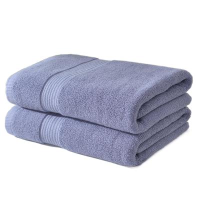 China New Arrival 70X135cm Luxury Bath Towels 100% Cotton Bath Towel Blue Child Safe Towels for sale