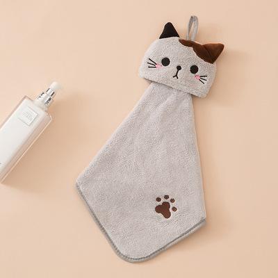 China QUICK-DRY Cost-effective Towel Children's Cute Cartoon Cat Saliva Towel Children's Towels for sale