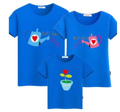 China New Mommy and Me Customized QUICK DRY T-shirt Mother Daughter Son Teams Cute Family Clothes T-shirt Baby Boys Matching T-Shirt for sale