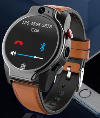 China Bluetooth Smart Watch 4G SIM Card Android 10 Face ID 4G 64G 5ATM 1100mAh Waterproof Dual Camera GPS Smartwatch Battery for sale