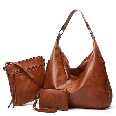 China Large Designer Lady Fashion PU Leather Cheap Tote Bag Hobo Handbags Leisure Handbags Waterproof Overall Bag For Women for sale