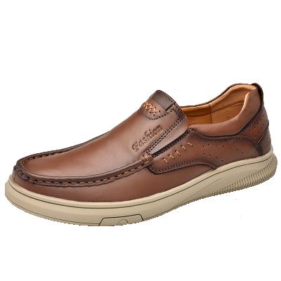 China Lightweight Genuine Leather Mulberry Stylish Men Shoes Cowhide Genuine Leather Shoes for sale