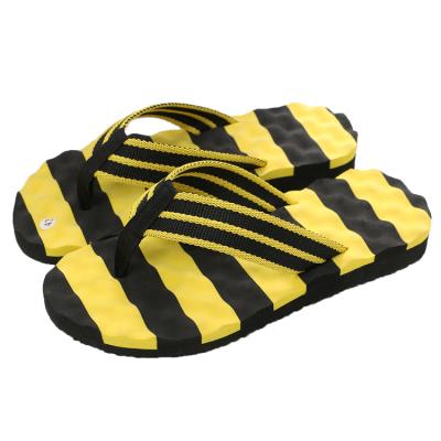 China 2021 Factory Custom Summer Cool Slippers Anti-odor Flip Flops For Men for sale