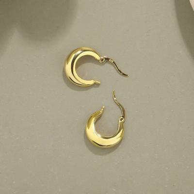 China FASHIONABLE Chic Chunky Silver Hoops Ethnic Circle JoyEver 925 Sterling Silver Thick Earrings for sale