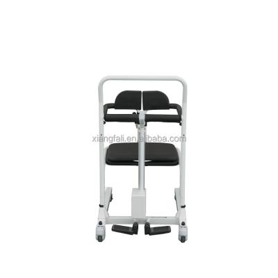 China Hospital Nurse Referral Electric Lift Patient Transfer Wheelchair With Commode Hole for sale