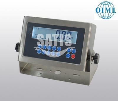 China STS-200C que pesaba el indicador OIML de la plataforma del acero inoxidable del indicador aprobó la exhibición del LCD en venta