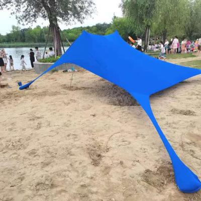 China Custom High Quality UV Protection Sand Free Sun Shelter Pop Up Beach Parasol Tent Beach Umbrella for sale