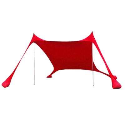 China UV Protection Family Beach Umbrella Sun Shelter Folding Canvas Tent Canton for sale