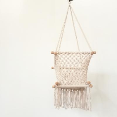 China New Modern Custom Design Baby Swing Hammock Chair Hanging Cotton Rope for sale