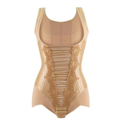 China Hot Sale Women Antibacterial Underbust Tummy Control Shapewear Slimming Waist Lace Body Shaper Creams Paddsuit for sale