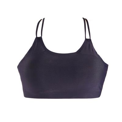 China High Quality Fashion Straps Gym Yoga Bra Adjustable Thin High Antibacterial Padded Top Fitness Workout Sports Bra for sale