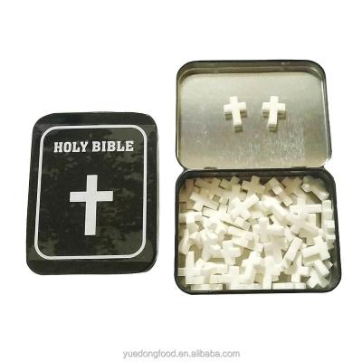 China HALAL Christian Cross Glucose Tablet Candy Dextrose Candy Fresh Mints for sale