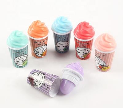 China Waterproof Private Label Organic Custom Ice Cream Lip Gloss For Kids Fruit Cute Natural Flavor Lip Gloss Lip Balm For Kids for sale