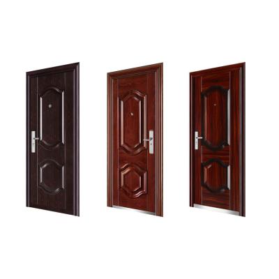 China Anti-theft style cheap luxury hot sale latest design price security steel exterior metal door for sale