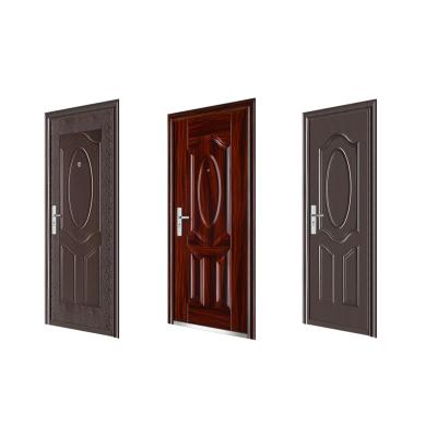 China Hot Sale New Modern Design Anti-theft Italy Metal Other Front Entry Door Cheap Price Security Steel Exterior Doors For Rooms for sale