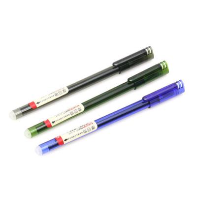 China Normal Erasable Soft Gel Pen Black 0.5mm Push Writing Off Gel Pen Kids Soft Gel Pen Prices for sale