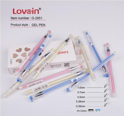 China Hot Selling Pen Best Price Promotional Plastic Gel Pen Normal New Design, Custom Creative Mimi Gel Pen Cute Stationery for sale