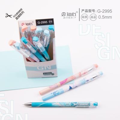 China 2020 New Custom Normal Color Writing Student Stationery Gel Pen for sale