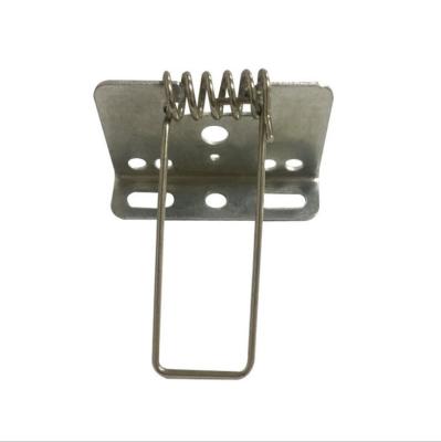 China Apartment ; Leaf ; Recessed Plate Fixing Lighting L Shape Spring Clip Bracket With Torsion Springs For LED Ceiling for sale