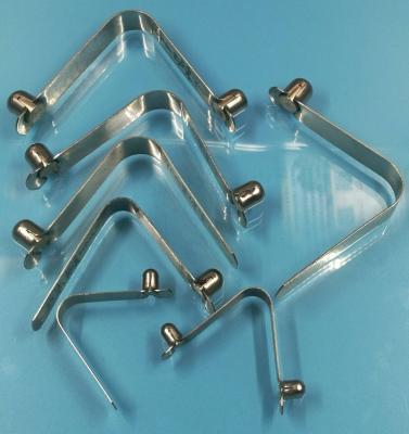 China Apartment ; Leaf ; V-Shaped Spring Tent Push Button Lock Steel Spring Tube Plate Spring Clip for sale