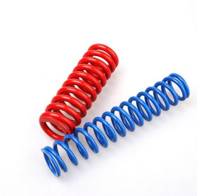 China Colored Plastic Sprying Coil Custom Coil Steel Compression Springs for sale