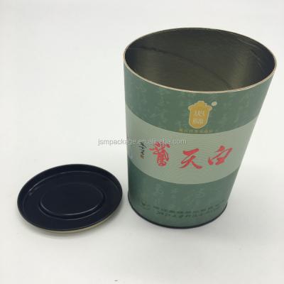 China Biodegradable Custom Oval Shape Cardboard Tea Packaging Tube Boxes for sale