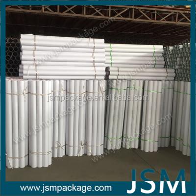 China Various Diameter Recyclable White Round Kraft Cardboard Tube /rigid Paper Core for sale