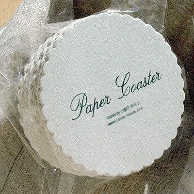 China Viable Custom Printing Tissue Paper Tissue Paper Coaster Drink Absorbent Table Mats for sale