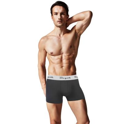 China Brand Design Logo Brand Design Thin Breathable Boxer Briefs 95% Cotton Men's Organic Underwear for sale