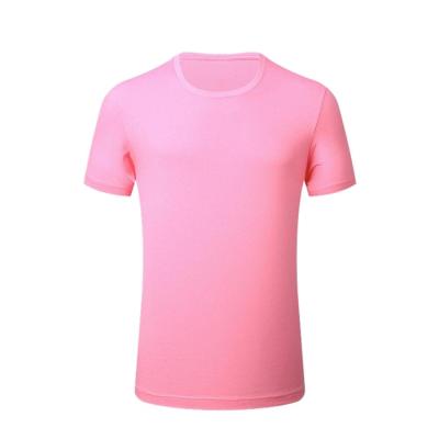 China Anti-pilling 2021 Solid Color 100% Combed Organic Cotton O-neck Fashion Shorts Sleeves Shirts T-shirts for sale