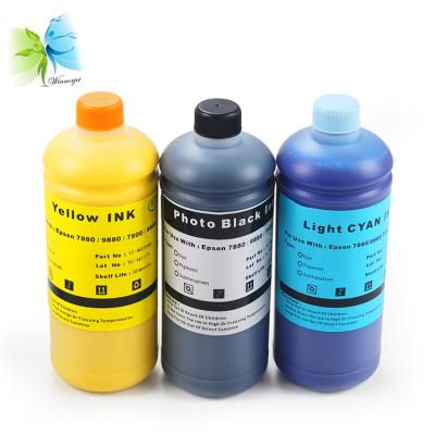 China Factory Hot Sales Premium Ink 1l Printing Inks Water Based Dye Ink Suit For Epson Inkjet Printer 8 Color Set for sale