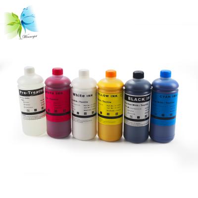 China WINNEJET Dry-Quick white textile ink for epson 1390 dtg ink best ink in China for sale