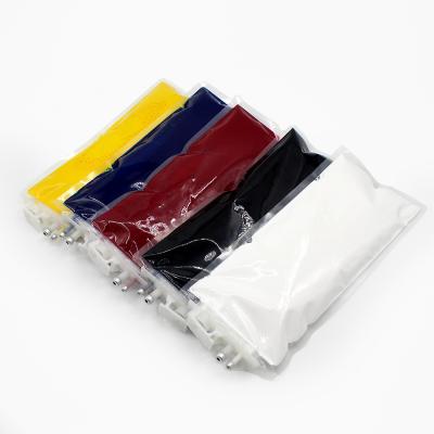 China 5 Colors 600ML/Bag Textile Ink Bag With Chip For Epson SureColor F2000 F2100 F2000 f2100 Textile Inkjet Printer for sale