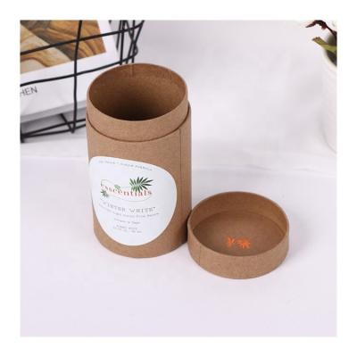 China Custom Recyclable Wholesale Biodegradable Kraft Paper Tube Environmental For Tea Food for sale