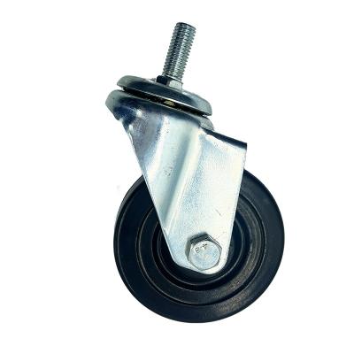 China Suitable for 10T60O outdoor walker caster wheel caster rubber wheel without brake for sale