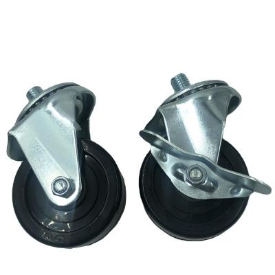 China Suitable for multiple applications scenarios out mute iron cart truckle duty box caster wheel for sale