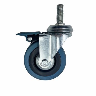 China Suitable For Outdoor Maker Caster 2 Light Duty 3 4in PVC Caster Wheel For Trolley for sale