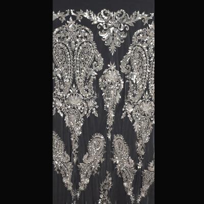 China Swiss Lace Fabric 2022 Latest Lace Fabric Dress Lace Fabric Handmade High Quality Beaded Stone Embroidery Fabric for sale