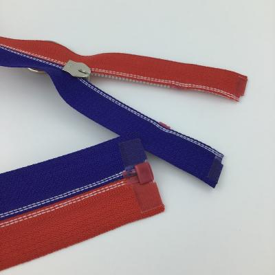 China Quality Resin Waterproof Custom Zipper Open End Working Accessories In Zippers For Clothes Pocket Bags for sale