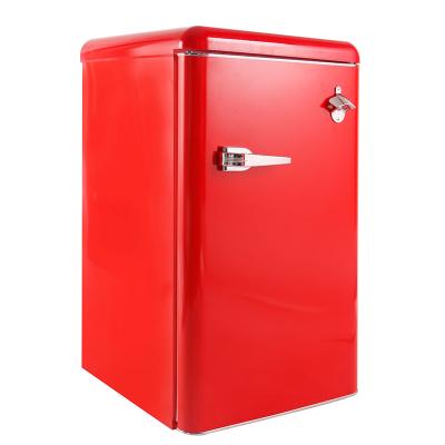 China COMPRESSOR BC90 VX Superior Compacts And New Design Mini Small Retro Fridge Refrigerator for sale