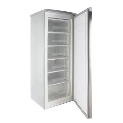 China BD-180 COMPRESSOR Vertical Home Refrigerators Deep Single Glass Door Upright Freezer for sale