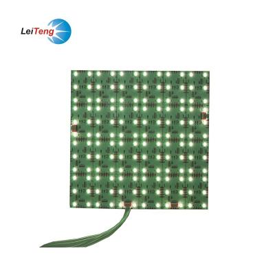 China Wifi DMX 17W SMD 5050 DC24V 240x240mm RGB LED Hotel Flexible Sheet For Lighting for sale