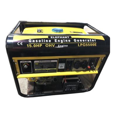 China Hot Sale Power 5kw Portable Generator With LPG GG5500E for sale