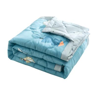 China New Summer Air Conditioning Comforter Cartoon Children's Ultrasonic Washing Quilt Summer Modern Cool Quilt for sale