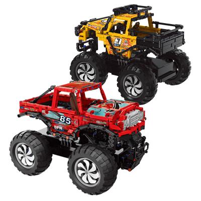 China NEW XINGBAO 22002 22003 Construction Toy Technics Bigfoot Truck Remote Control Car RC Building Blocks Building Blocks Bricks Toy for sale