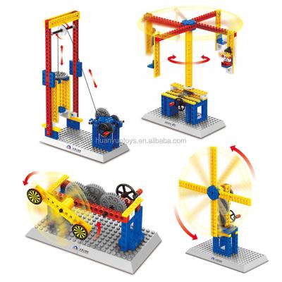 China Construction Toy WANGE Plastic Blocks Assembling Machinery Building Bricks Teaching Toys For Children for sale